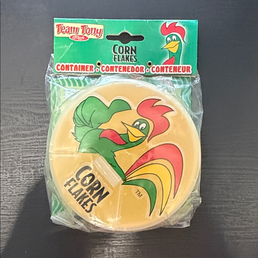 Corn Flakes Yellow Rooster Party Container